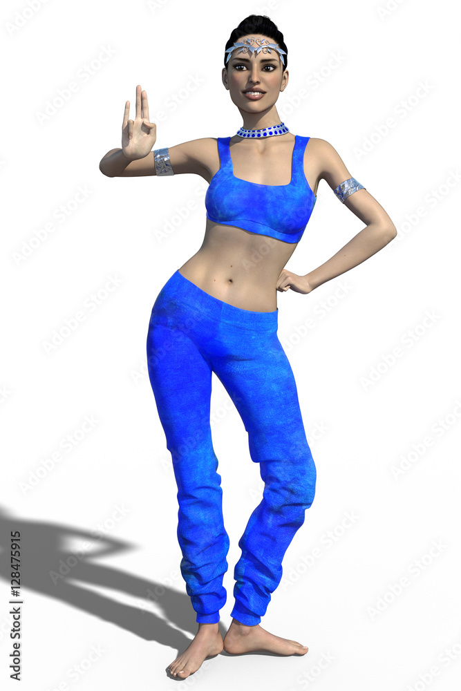 3d render of a young beautiful indian female dancer 3d render of a young beautiful indian female dancer
