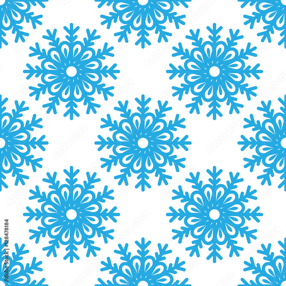 Seamless pattern with snowflakes Seamless pattern with snowflakes