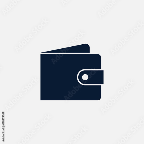 Wallet icon simple illustration