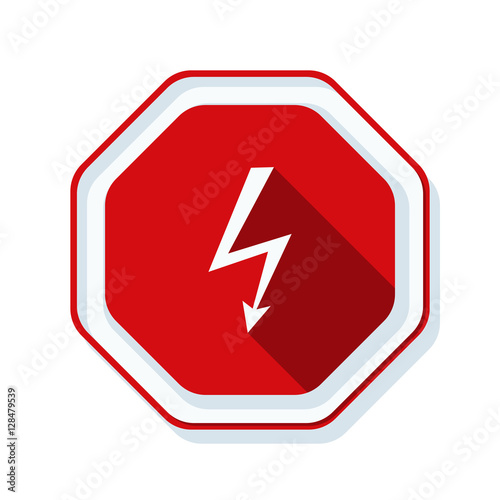 High Voltage Risk sign