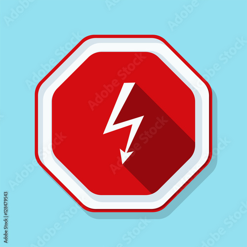Free Download High Voltage Risk sign - GFXLoad