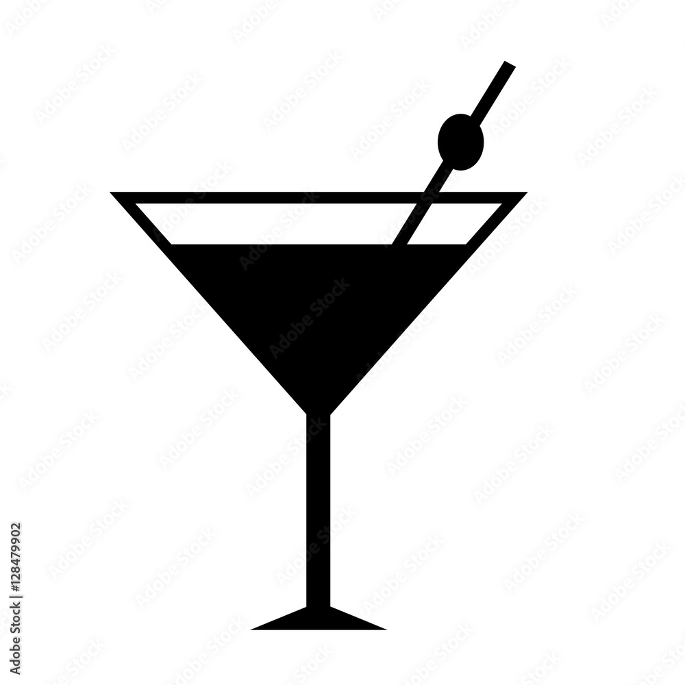 Coctail icon. Coctail icon.
