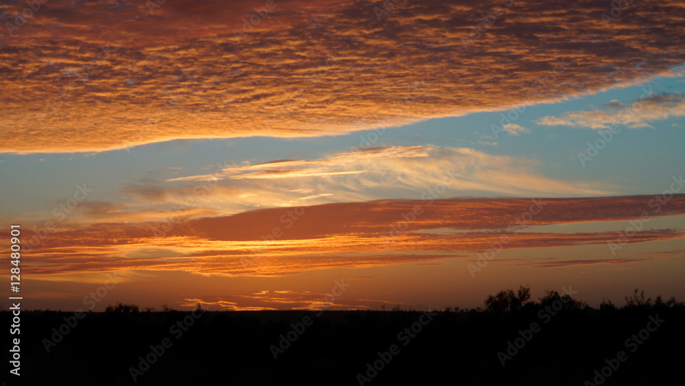 Sunrise at Lake Albacutya, Vic.