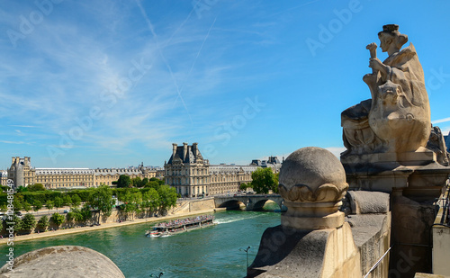 Panoramic view of the roofs Paris, France