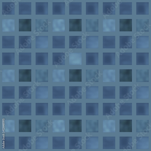 Textured geometrical squares pattern in blue navy colors