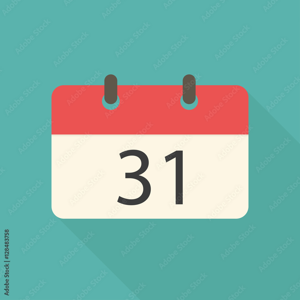 On the calendar, the number 31, the new old year On the calendar, the number 31, the new old year
