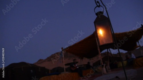 Berber camp in the Sahara desert - Morocco