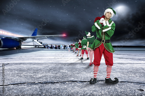 elf and plane 