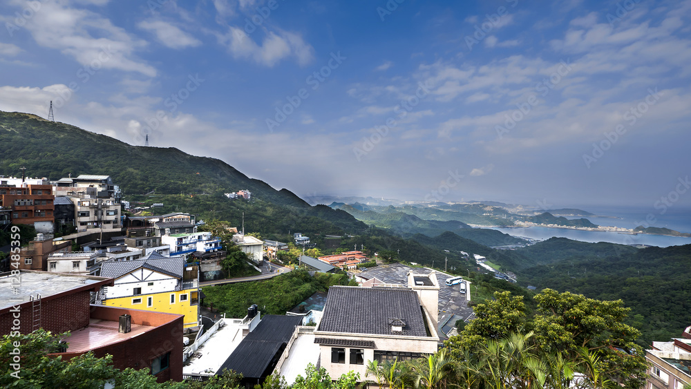 Mountain landscape at Jiufen, Taipei city, Taiwan 3