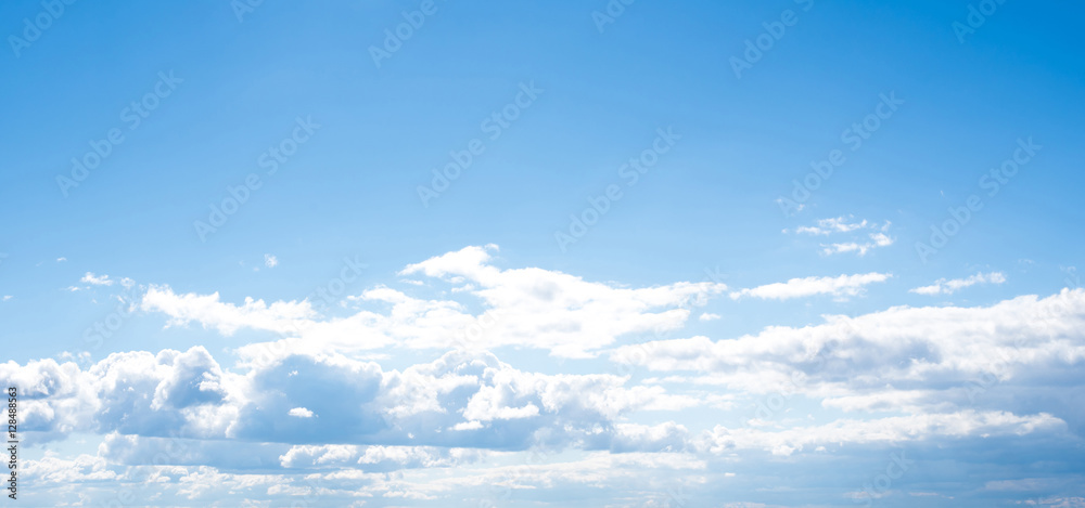 Clear sky and clouds Clear sky and clouds