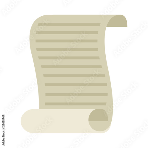 document old paper isolated icon vector illustration design