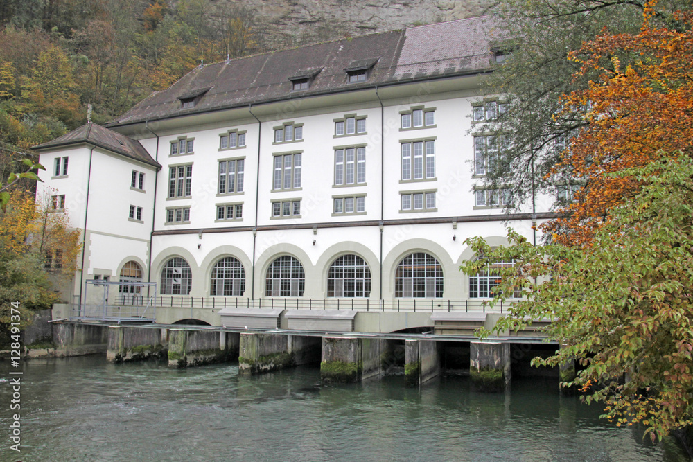 Wasserkraftwerk Freiburg, Schweiz 