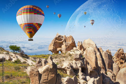 Hot air ballooning in Cappadocia, Turkey