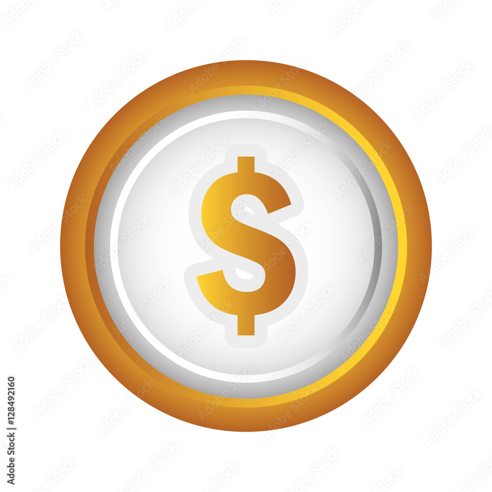 coin money isolated icon vector illustration design coin money isolated icon vector illustration design