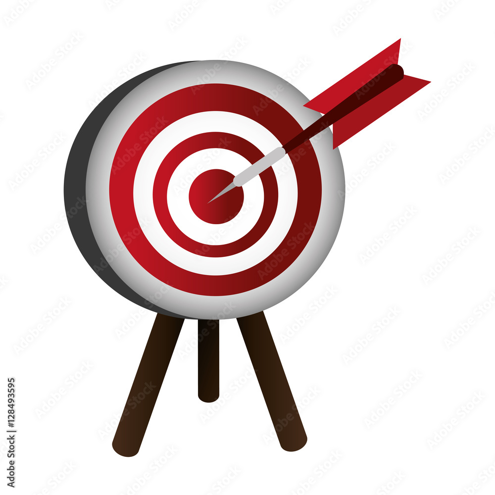 target arrow success isolated icon vector illustration design target arrow success isolated icon vector illustration design