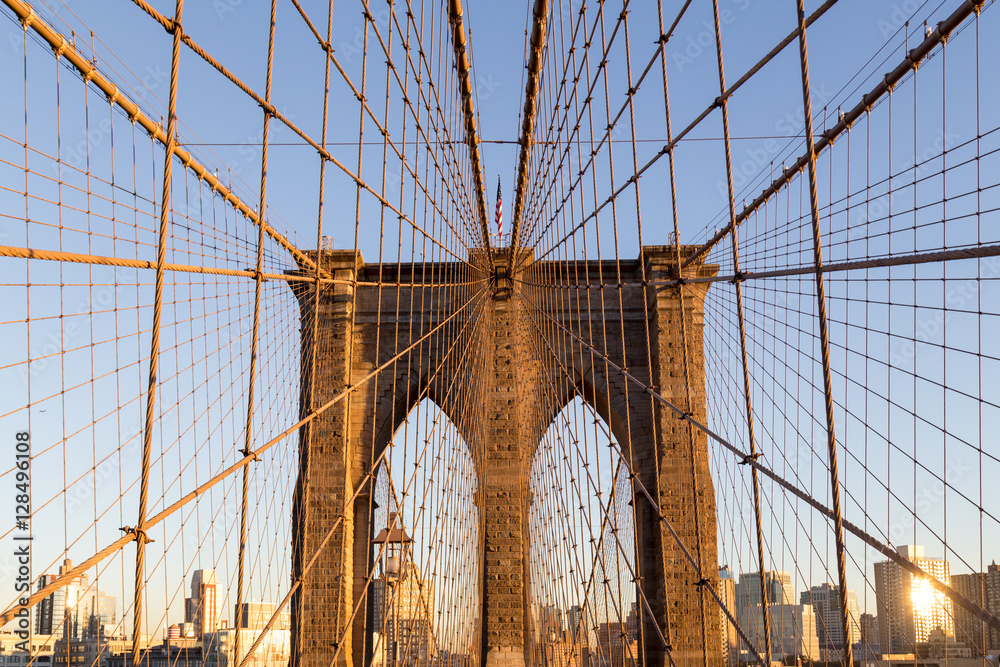 Obraz premium Brooklyn Bridge w Nowym Jorku