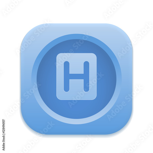  App Button - Round Square 