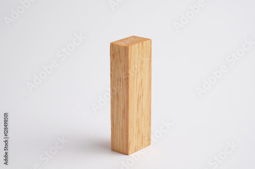 Wooden block for business concept.