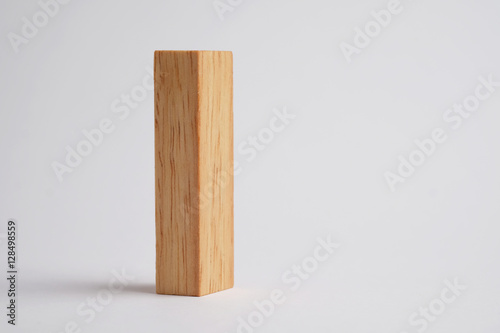 Wooden block for business concept.