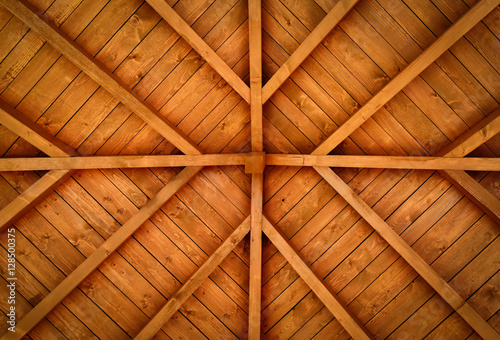 wooden cross roof