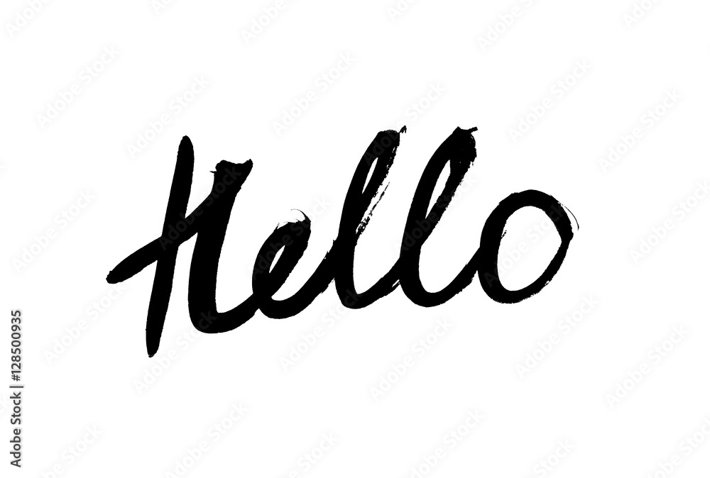 Handwritten quote. Hello Handwritten quote. Hello