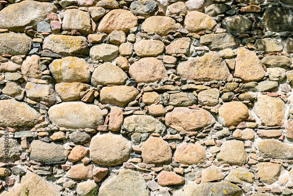 Fototapeta premium ancient stone brick wall