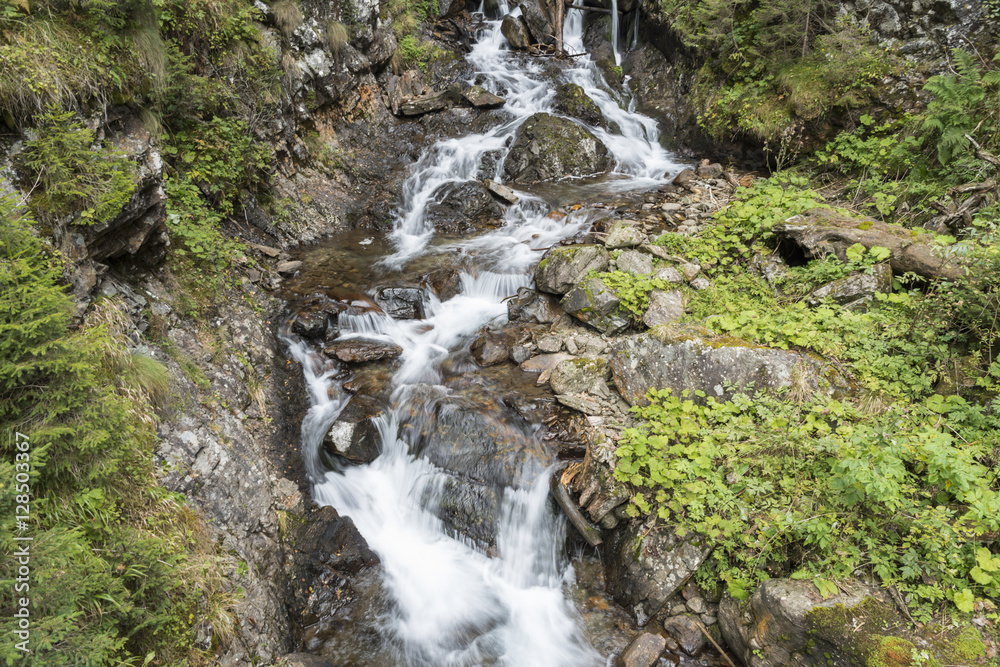 Wasserfall im Lessachtal im Lungau Wasserfall im Lessachtal im Lungau