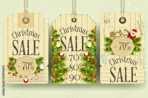 Christmas Sale Tags