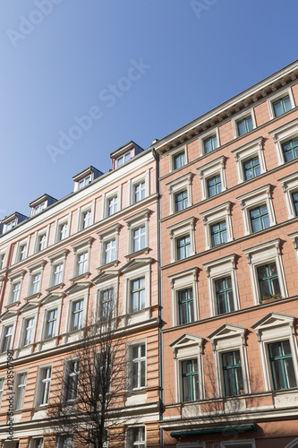 facade of an old house in Berlin Kreuzberg