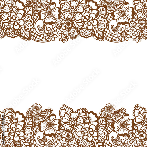 Mehndi horizontal backrtound.
