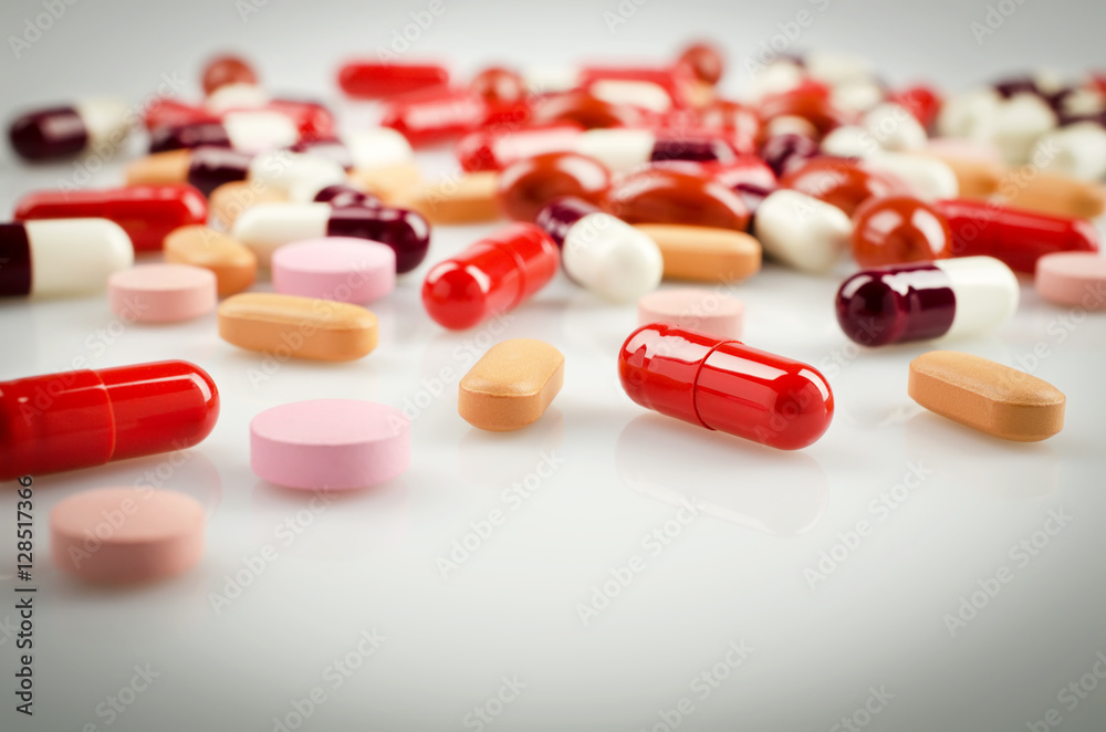 Plenty of Red and other Medical Capsules Plenty of Red and other Medical Capsules