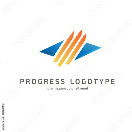 Free Download Logo design progress vector template - GFXLoad