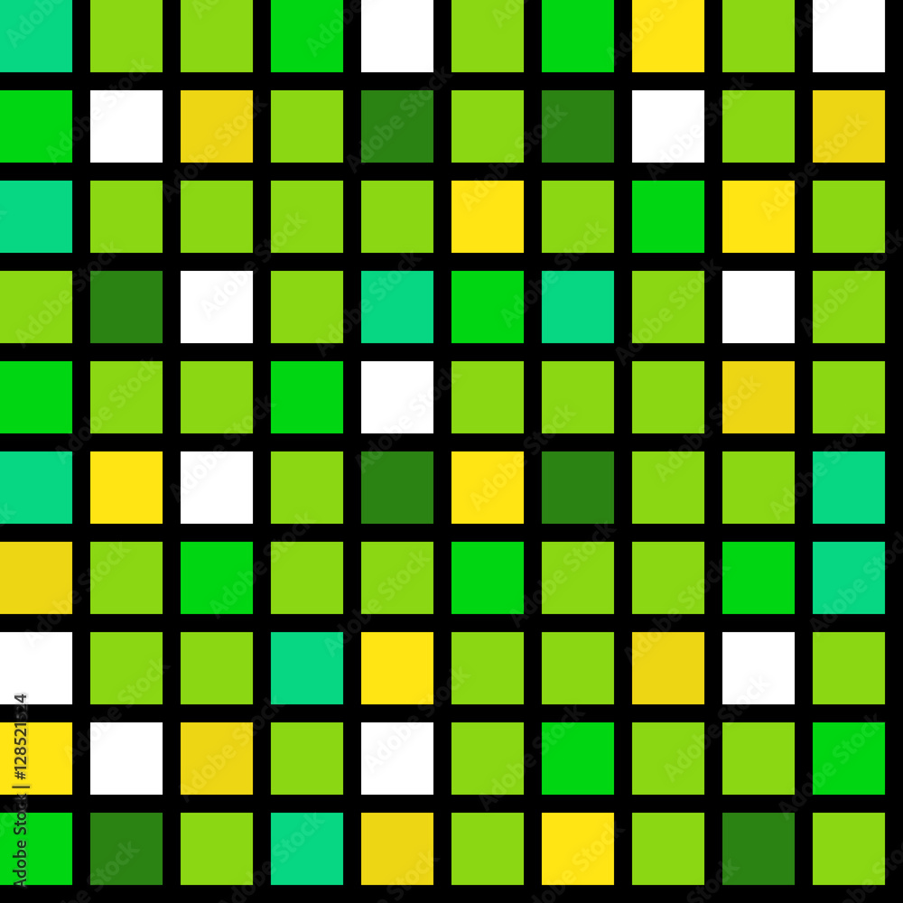 Seamless pattern - Mosaic of colored tiles Seamless pattern - Mosaic of colored tiles