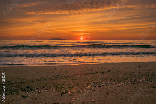 lever du jour plage de la marana