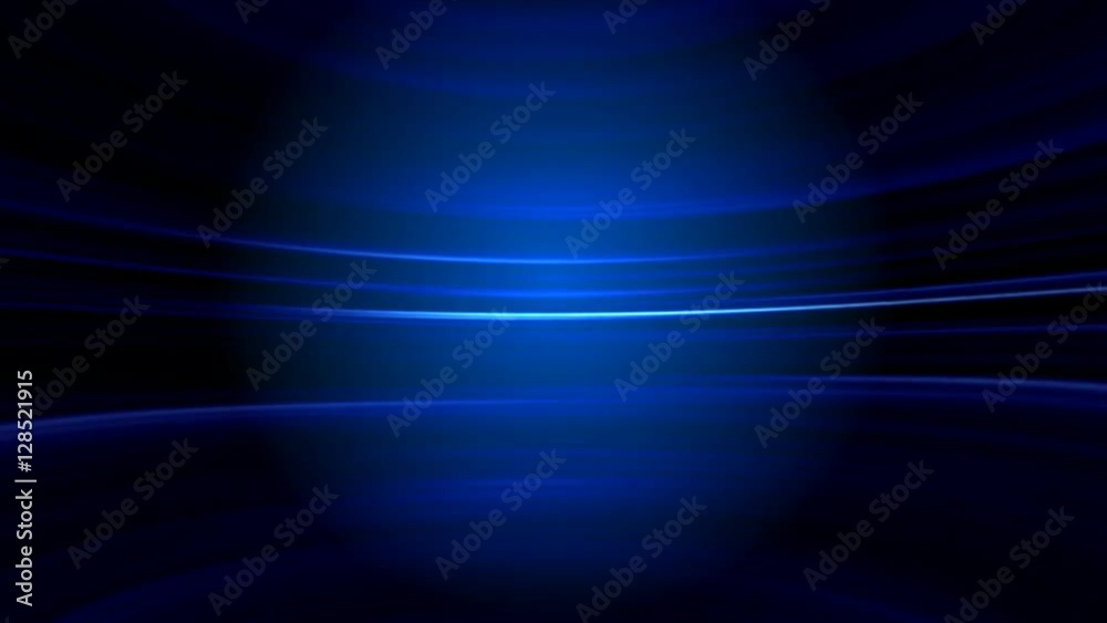 Blue lines slowly moving on blue background
