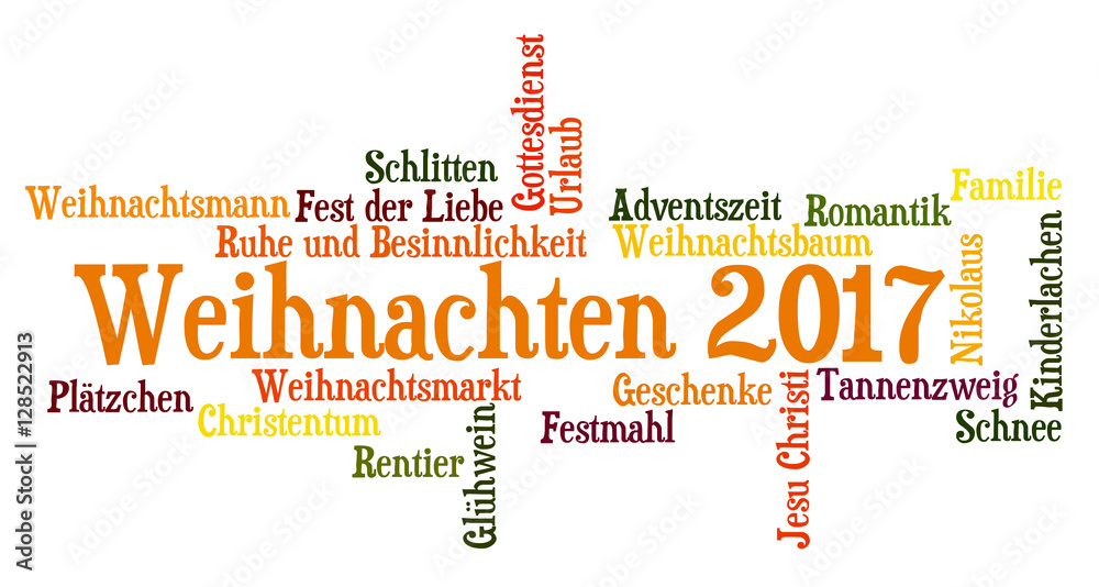 Obraz premium Weihnachten 2017