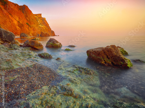 Seascape during sunset