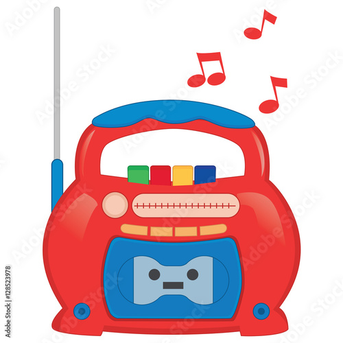 Vector Illustration Of Radio