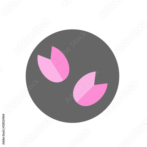 Pig footprint icon