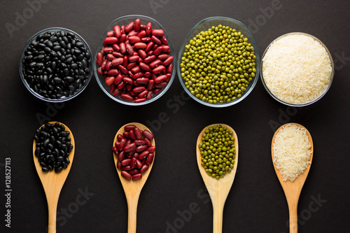 Different kinds of beans