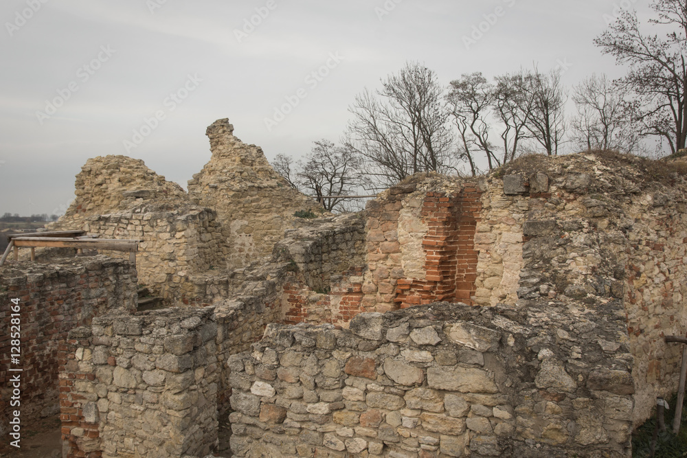 ruins of medieval castle ruins of medieval castle