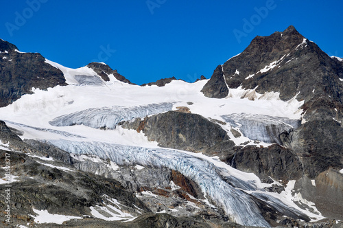 Silvrettahorn mit Gletscher