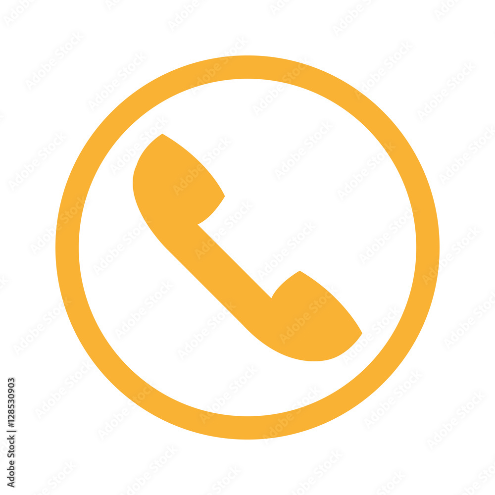 telephone service isolated icon vector illustration design telephone service isolated icon vector illustration design