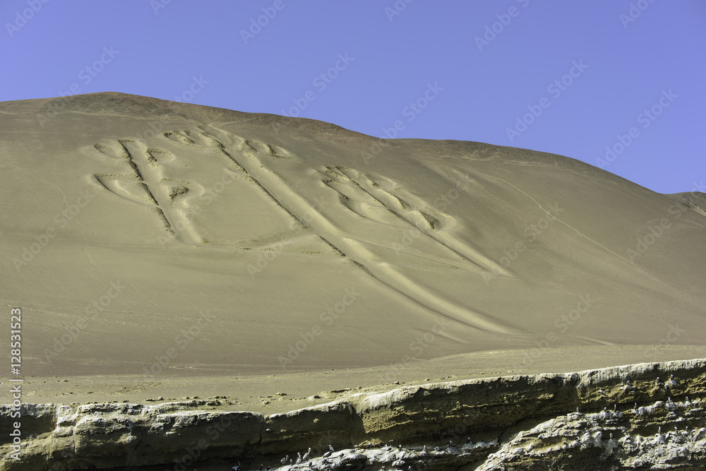 Candelabra Pisco Peru Stock Photo Adobe Stock