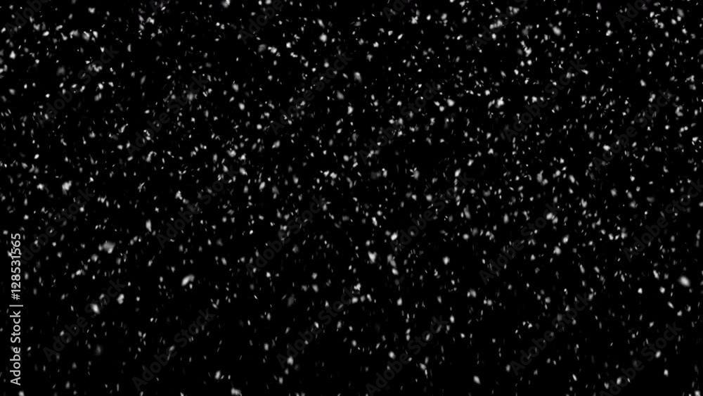 Falling snow, seamless loopable background footage