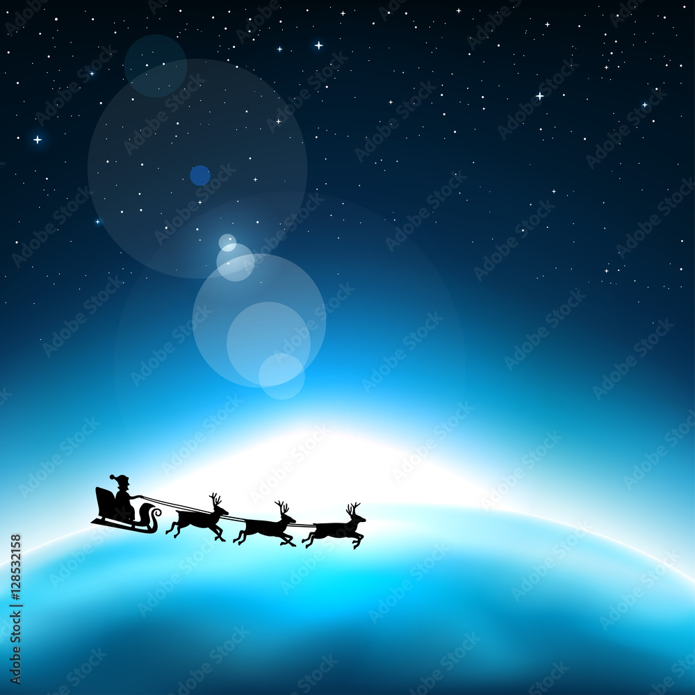 santa claus in space santa claus in space