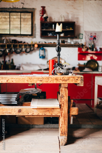 Fotografi Rural styled kitchen