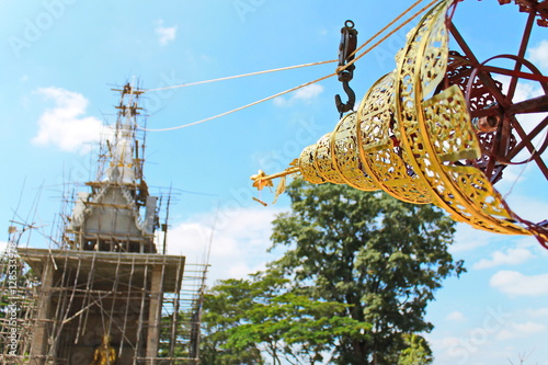 Thai temple building