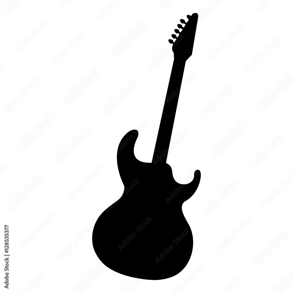 electric guitar instrument musical vector illustration design electric guitar instrument musical vector illustration design