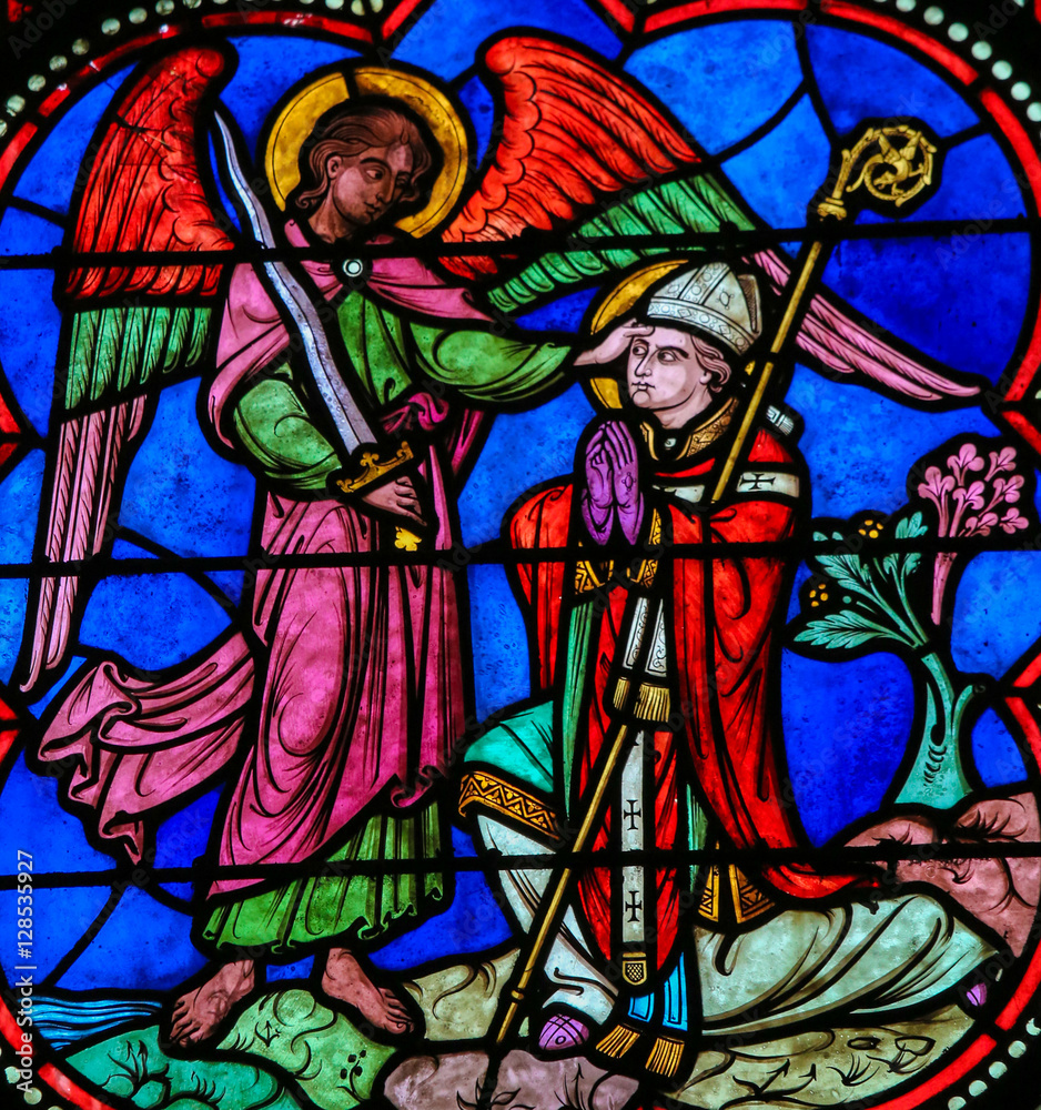 Stained Glass - the Archangel Michael Stained Glass - the Archangel Michael